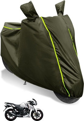 MOCKHE Waterproof Two Wheeler Cover for TVS(Apache RTR 160, Multicolor)