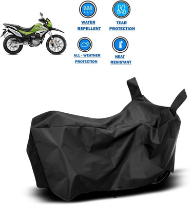 DeepShakshi AUTOMOTIVE Two Wheeler Cover for Hero(Impulse, Black)