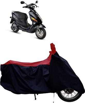 KEDIT Two Wheeler Cover for Hero(Electric Cruz BS6, Red, Black)