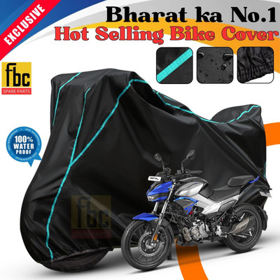 FBC Waterproof Two Wheeler Cover for Hero(Xtreme, Black)