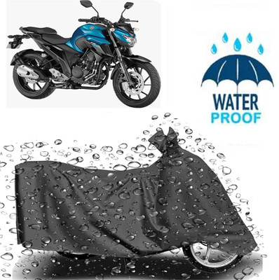 Autoinnovation Waterproof Two Wheeler Cover for Yamaha(FZ 25, Grey)