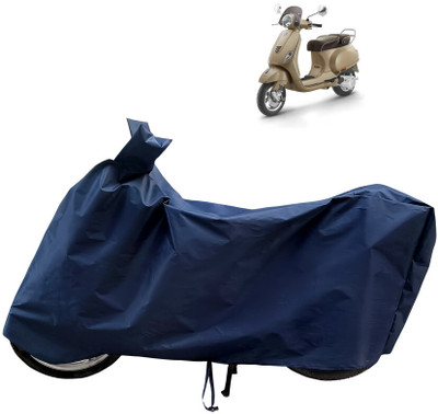 Horseyaart Waterproof Two Wheeler Cover for Vespa(Elegante 150 BS6, Blue)
