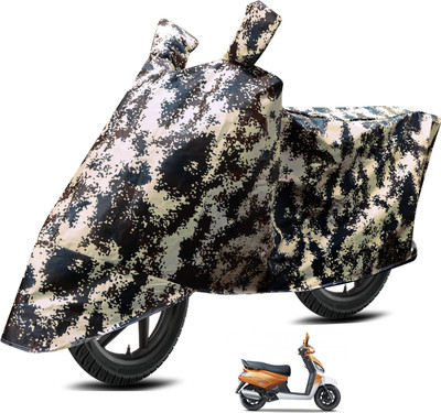 Euro Care Waterproof Two Wheeler Cover for Mahindra(Gusto, Silver)