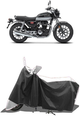 SUGASHRI Waterproof Two Wheeler Cover for Honda(Hness CB350, White, Black)