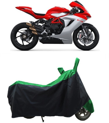 Coxtor Waterproof Two Wheeler Cover for MV Agusta(F3, Green)