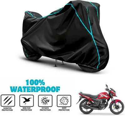 ANTHUB Waterproof Two Wheeler Cover for Honda(CB Shine SP, Black)