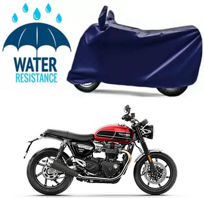 Furious3D Two Wheeler Cover for Triumph(Speed Twin, Blue)