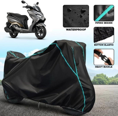 Shiv Kanha Waterproof Two Wheeler Cover for Suzuki(Burgman Street, Black)