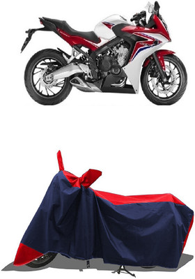 SUGASHRI Waterproof Two Wheeler Cover for Honda(CBR 650F, Red, Blue)