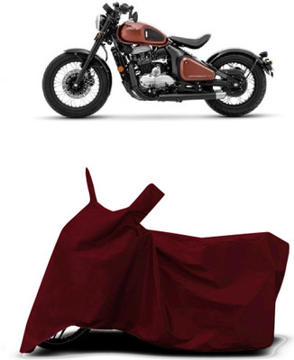 VESMEI Two Wheeler Cover for JAWA(Bobber 350, Red)