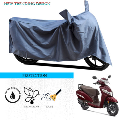 SnehaSales Waterproof Two Wheeler Cover for Honda(Activa 125, Grey)