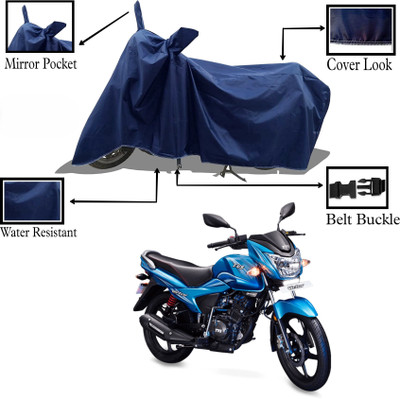 DeepShakshi AUTOMOTIVE Two Wheeler Cover for TVS(Victor BS6, Black)