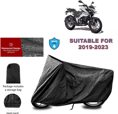 PAGORA Waterproof Two Wheeler Cover for Bajaj(Pulsar NS 160, Black)