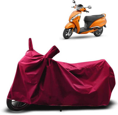 smwzxyu Waterproof Two Wheeler Cover for Hero(Motocorp Electric Scooter, Maroon)