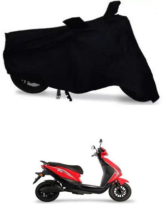 DeepShakshi AUTOMOTIVE Waterproof Two Wheeler Cover for Ampere(Reo Elite BS6, Black)