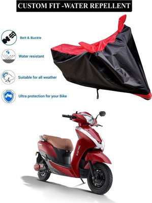 CODOKI Waterproof Two Wheeler Cover for Ampere(Magnus BS6, Red)