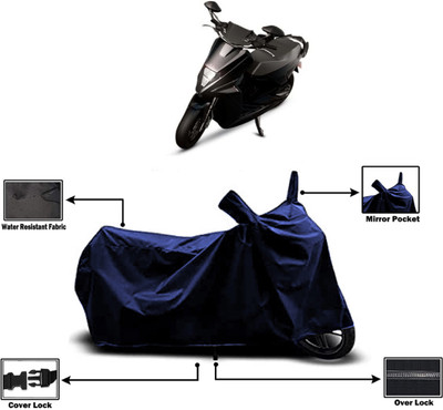 Amexride Two Wheeler Cover for Simple Energy(Simple One, Blue)