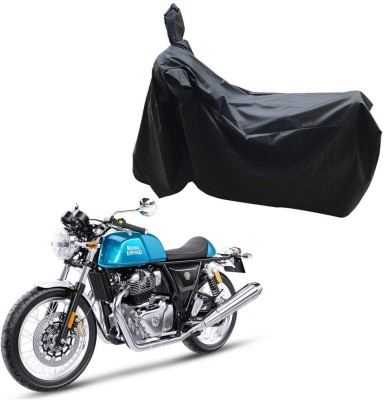 KEDIT Two Wheeler Cover for Royal Enfield(Continental GT 650, Black)