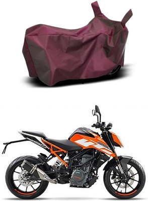 MMSSTAR Waterproof Two Wheeler Cover for KTM(250 Duke, Maroon)
