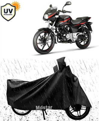 MMSSTAR Waterproof Two Wheeler Cover for Bajaj(Pulsar 180 DTS-i, Black)