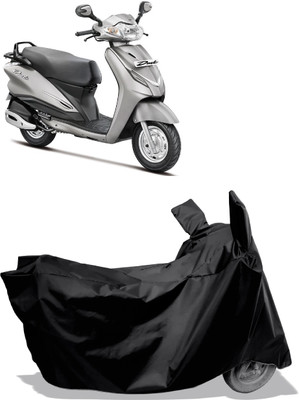 Amexride Two Wheeler Cover for Hero(Duet VX 110CC, Black)