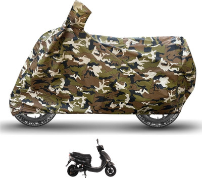 Caronix Waterproof Two Wheeler Cover for Hero(Electric Photon, Brown)
