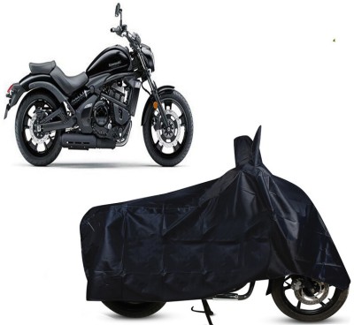 EGAL Waterproof Two Wheeler Cover for Kawasaki(Vulcan S BS6, Black)