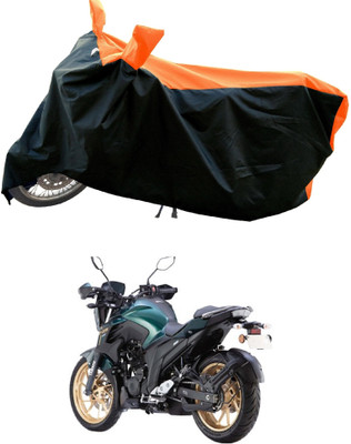DeepShakshi AUTOMOTIVE Waterproof Two Wheeler Cover for Yamaha(FZS 25, Orange)