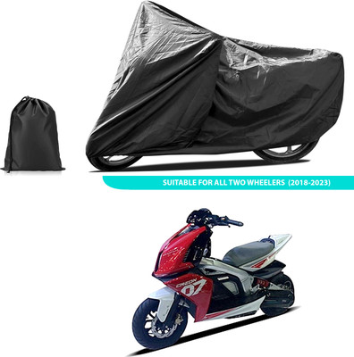 PAGORA Two Wheeler Cover for TVS(Creon BS6, Black)