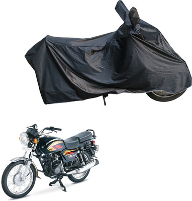 Motodreka Waterproof Two Wheeler Cover for TVS(Max 4R, Black)