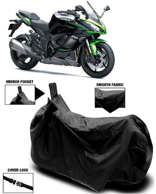 MMSSTAR Waterproof Two Wheeler Cover for Kawasaki(Ninja 1000, Black)