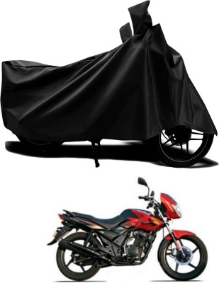 AASHTIK MART Two Wheeler Cover for TVS(Flame DS 125, Black)