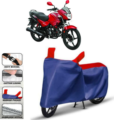 WMIZEXA Two Wheeler Cover for Hero(Glamour i3s, Red)
