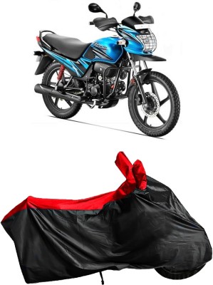 APNEK Waterproof Two Wheeler Cover for Hero(Passion Pro, Black, Red)