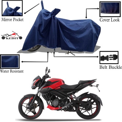 KEDIT Two Wheeler Cover for Bajaj(Pulsar 200NS FI, Blue)