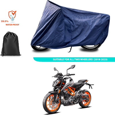 CODOKI Waterproof Two Wheeler Cover for KTM(390 Duke BS6, Blue)