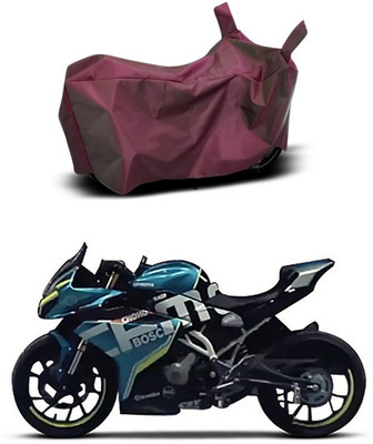 MMSSTAR Waterproof Two Wheeler Cover for CFMoto(250SR, Maroon)