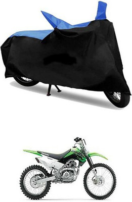 Mdstar Waterproof Two Wheeler Cover for Kawasaki(Blue, Black)