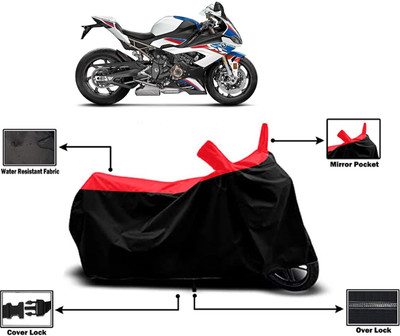 Amexride Two Wheeler Cover for BMW(S1000RR, Red)