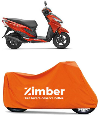 THE REAL ARV Two Wheeler Cover for Honda(Grazia, Orange)
