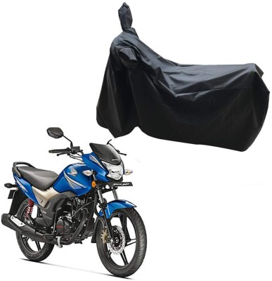 KEDIT Two Wheeler Cover for Honda(CB Shine SP, Black)