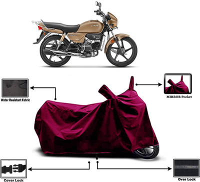 AASHTIK MART Two Wheeler Cover for Hero(Splendor, Maroon)