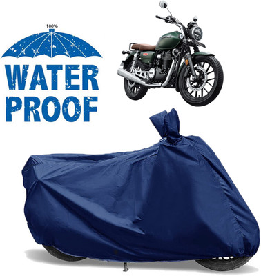 OliverX Waterproof Two Wheeler Cover for Honda(Hness CB350, Blue)