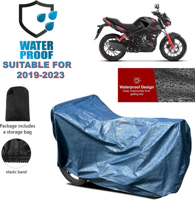 GOSHIV-car and bike accessories Waterproof Two Wheeler Cover for Hero(CBZ Extreme, Blue)