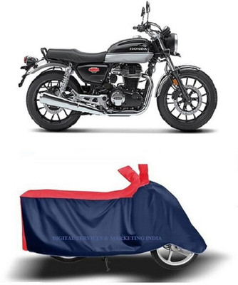 DeepShakshi AUTOMOTIVE Waterproof Two Wheeler Cover for Honda(Hness CB350, Blue)