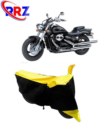 RRZ Waterproof Two Wheeler Cover for Suzuki(Intruder M800, Black, Yellow)