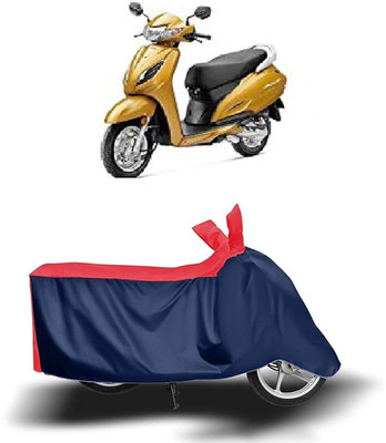 DeepShakshi AUTOMOTIVE Waterproof Two Wheeler Cover for Honda(Activa, Red, Blue)