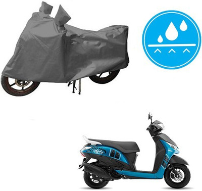 DeepShakshi AUTOMOTIVE Waterproof Two Wheeler Cover for Yamaha(Alpha, Grey)