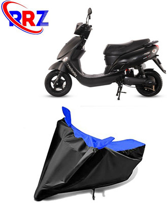 RRZ Waterproof Two Wheeler Cover for Hero(Electric Photon, Black, Blue)