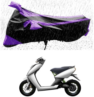 AUTOGARH Two Wheeler Cover for Ather(450 X, Black, Purple)